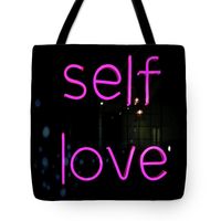 The tote bag is machine washable, available in three different sizes, and includes a black strap for easy carrying on your shoulder. All totes are available for worldwide shipping and include a money-back guarantee. #pink #neonlight #totebag