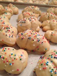 Italian knot cookies