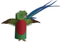 Quetzal Toilet Paper Roll Craft