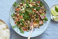 Herby Pork Larb With Chile Recipe