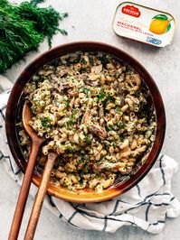 Lemon and Dill Macaroni Salad With Mackerel