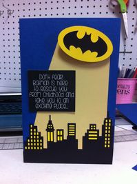 Batman Birthday Card from Pink and Paper.