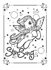 My Little Pony coloring page MLP - Star Song