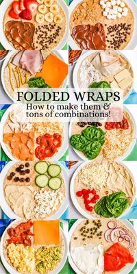 Folded wraps, the viral TikTok tortilla hack, are easy to make and endlessly customizable! Get the how-to and 25 combinations for breakfast, lunch and even dessert.