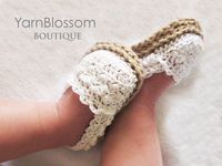 CROCHET PATTERN Baby Girl Espadrille Shoes (4 sizes included from 0-12 months) Instant Download by YarnBlossomBoutique on Etsy https://www.etsy.com/listing/154592671/crochet-pattern-baby-girl-espadrille