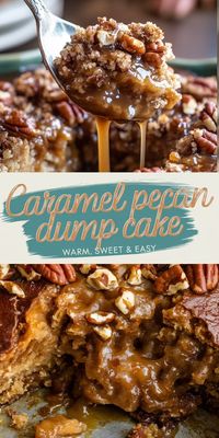 This caramel pecan dump cake comes together with minimal prep but delivers maximum flavor. The warm caramel melts into the buttery cake, while the pecans add a perfect crunch. Whether for a dinner party or a cozy night in, it’s a dessert that always impresses. #PecanDessertsMadeEasy #CaramelBakingIdeas #WarmFallRecipes #EasySweetTreats