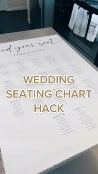 Follow @roanweddingandevents on Instagram and Pinterest for more wedding planning content and inspiration!  For any bride who doesn’t want to spend a lot of time on a seating chart.  wedding planning, wedding planning timeline, wedding planning checklist, wedding planning tips, wedding trends, wedding design, wedding designer, wedding regrets, wedding ideas, wedding decorations, unique wedding ideas, unique wedding invitations, unique wedding dress, modern wedding, modern wedding decor, wedding photo ideas, wedding photography, wedding film, wedding tips, bride tips, engaged, engagement photo ideas, engagement photography, engagement photo poses, wedding seating chart, seating chart for wedding day  Credit to @thenicolestratton on Tiktok! ✨