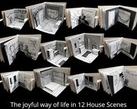 GRANDMA Suddslee : Printable DIY Mini Popup Dollhouse Book Template, 12 House Scenes, Creative/inspirational/thoughtful/self-love Gift - Etsy