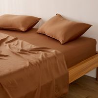 Kane Bamboo - Terracotta Bed Sheets | Sheet Society