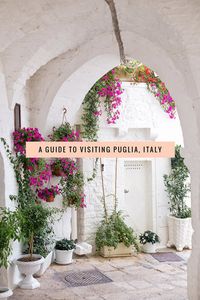 Everything you need to know about visiting Puglia, Italy including where to go, what to do, and how to do it.  Polignano a Mare, Alberobello, Gallipoli, Ostuni, Locorotondo and more!