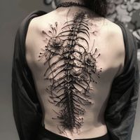 Spine Tattoos For Women Tattoo Design Set – IMAGELLA