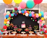 Kick your party up a notch and make it look like you’ve hired a PRO by adding this gorgeous balloon garland kit and balloon backdrop centerpiece to match any party theme and impress your guests. This bright balloon kit brings vibrant colors and joy to any party. The 5 foot garland is the perfect