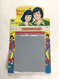 Donnie & Marie 1977 Magic Slate Paper Saver