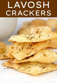 This recipe will show you how to make your own lavosh crackers at home. It's a lot easier than you think! #chefnotrequired #lavosh #lavoshcrackers