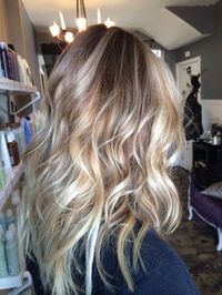 Avedacolor ombré and bayalage blonde holliskinghair