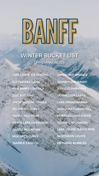 Experience the magic of the Canadian Rockies as you dive into our list of 20 jaw-dropping things to do in Banff in the winter. From snowshoeing on serene trails to soaking in natural hot springs, we've curated the best activities that make the most of the snowy season. Get ready to be inspired! [canada travel, banff travel guide, banff Canada, winter adventure, winter hiking, winter in Canada, things to do in Canada, winter photography]