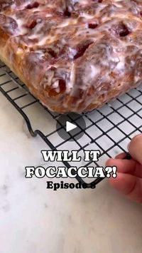 5.3K views · 41K reactions | **Jam Donut Focaccia** Credit for the amazing recipe @_lacebakes_ Ingredients: - Focaccia dough (your favorite recipe) - 2 tablespoons of sugar (added to the dough) - Vegetable oil (instead of olive oil) - Raspberry jam - 1 cup powdered sugar - 2 tablespoons milk - 1 teaspoon vanilla extract  ### Instructions: 1. **Prepare the Dough:**  - Make your focaccia dough and add 2 tablespoons of sugar.  - Use vegetable oil instead of olive oil.  2. **Bake the Focaccia:**  - Preheat your oven as per your dough recipe.  - Bake until golden brown.  3. **Prepare the Jam:**  - While baking, fill a piping bag with raspberry jam.  4. **Make the Glaze:**  - Mix 1 cup powdered sugar, 2 tablespoons milk, and 1 teaspoon vanilla extract until smooth.  5. **Fill and Glaze:**  - Whe