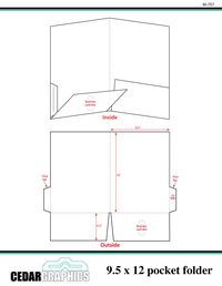 Pocket Folder - 9.5" x 12" Template Download | Adobe InDesign and ...