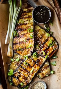 Vegan Teriyaki Grilled Eggplant | Ruled Me