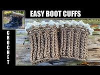 Find crochet boot cuff patterns in many different textures, themes, and features to jazz up any outfit this winter and little warmth, too!