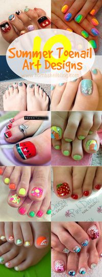 10 Summer Toenail Art Ideas