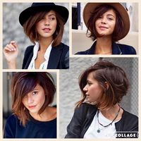 Love this short angled bob #beauty #hair #hairstyles