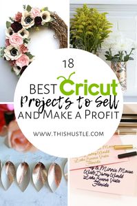 Do you have a Cricut and want to make some extra cash?  Or are you on the fence about buying a Cricut and aren’t sure it’s worth it?  I did some research and put together great ideas for a crafty Cricut side hustle. You can easily cover the cost of buying the equipment and materials with the beautiful things you create.  Keep reading for inspiring ideas and tutorials. #cricut #cricutmade #cricutexplore #cricutprojects #cricutcrafts #sidehustle #makemoneyonline #makemoneyfromhome #crafts