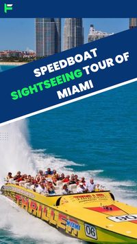 Experience the ultimate adrenaline rush on this high-speed adventure along the Miami coastline. The only offshore sightseeing tour, feel the wind in your hair as you zoom past Star Island and Fisher Island, marvel at the yachts and mansions, and take in the stunning views of South Beach. A must-try for thrill-seekers! #MiamiSpeedboatTour #OffshoreAdventure #SouthBeach #ThrillSeekers #MiamiCoastline