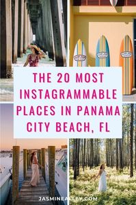 Heading to the white sandy shores of Panama City Beach? You're in for a treat! With crystal clear waters, powdery white sand, state parks, and piers, there are so many great Instagrammable photo spots in Panama City Beach. Here I'll cover the best of them! These are also some of the best things to do in Panama City Beach, like visiting Camp Helen State Park and St. Andrews State Park. You'll find stunning cypress trees at Conservation Park, and untouched, pristine sand at Shell Island.