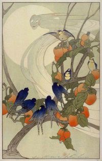 Bertha Lum was one of the Japanizing artists who helped making the art of (Japanese and Chinese) wood block printing known outside Asia, mixing it with the elegant Art Nouveau. Her prints are inspired by old legends and the street life of Beijing.