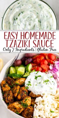 How to Make Easy Homemade Tzatziki Sauce - Whole Kitchen Sink