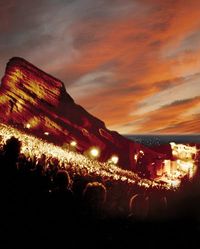 Red Rocks natural amphitheater that just literally rocks! Beautiful place, near Denver, great sound. What's not to like.