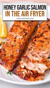 Sep 28, 2023 - Want to make air fryer honey garlic salmon? With a delectable marinade, this salmon is easy to prep and cooks to perfection in no time!