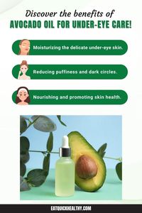 Discover the incredible benefits of avocado oil for under-eye care. Moisturize and nourish your delicate under-eye skin, and learn how avocado oil can transform your skincare routine and achieve a youthful, vibrant appearance. Don't miss out on this natural and effective solution. Visit our blog for more info!