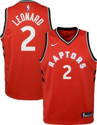 Nike Youth Toronto Raptors Kawhi Leonard #2 Red Dri-FIT Swingman Jersey