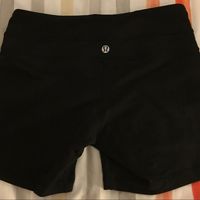 Lululemon black Groove shorts 4 Black lululemon Groove shorts 4 lululemon athletica Shorts