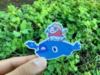 Handmade Ponyo sticker. This sticker features a cute Ponyo running on the water after Sousuke! *Premium Paper* - This is premium paper. It has a matte finish and it is water resistant, so you don't have to worry about it water getting on it. **Normal Paper** - Please note that normal paper is quite literally normal paper. It is not water resistant and doesn't have a gloss or matte finish, but is still awesome. Premium Glossy - This is premium glossy paper. It has a glossy finish and it is water resistant, so you don't have to worry about it water getting on it. WE DONATE 40% OF SALES TO THE AMERICAN CANCER SOCIETY™ Credit goes to Studio Ghibli.