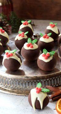 Chocolate Christmas pudding truffles | Chef Shane Smith