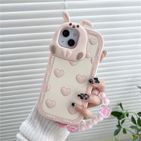 Cartoon Rabbit 3D Cute Phone Cases For iPhone 14 13 12 11 Pro Max – Touchy Style