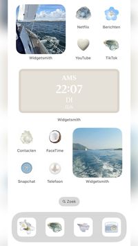 homescreen inspo coastal granddaughter lockscreen widget ios icons apps app inspiration