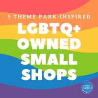 🌈 5 LGBTQ+ shops to support YEAR-ROUND 🌈 While we love being able to celebrate Pride month all of June, it’s important to us to celebrate this community year-round. If you are a theme park enthusiast, these 5 small shops are owned by members of the LGBTQ+ community. They all bring unique and creative designs to the table. We HIGHLY encourage you to follow and shop their stores! If you are unable to financially support them at this time, following, sharing, and interacting with their accou...