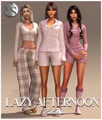 This big sleepwear & lounge collection includes - Shirt & Shorts (SET) + Shirt & Pants(SET) + Button up Shirt & Shorts(SET) + Socks + Slippers Early Access - 30/10