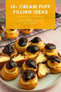 Want to impress with homemade cream puff fillings? This guide is full of ideas that will elevate your French pastries to the next level. With options ranging from whipped cream to fruit curds, there’s something for everyone. Save this pin to keep these delicious filling ideas at your fingertips!