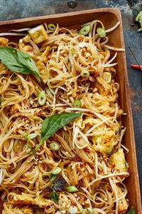 New year, new recipes. Try something different, like making your own Tofu Pad Thai! Tip: choose bean sprouts grown from mung beans for the best flavor and texture.