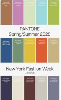 PANTONE. Цвета 2025 года по версии Pantone