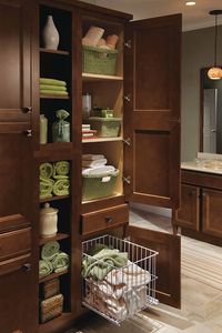 Linen Utility Cabinet with Hamper - Homecrest