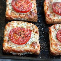 Tomato And Cheese On Toast - The Simplest Sinergy! -