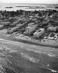 Highland Dunes Posterazzi " High Angle View Of Buildings Near The Sea Miami Florida USA " | Wayfair