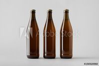 Beer Bottle Mock-Up - Three Bottles