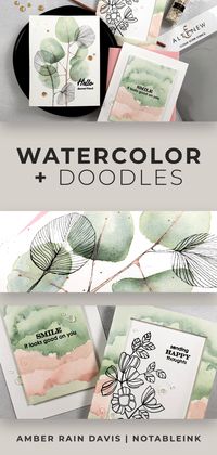 WATERCOLOR + DOODLES | COLOR CONNECTION • NotableInk.com